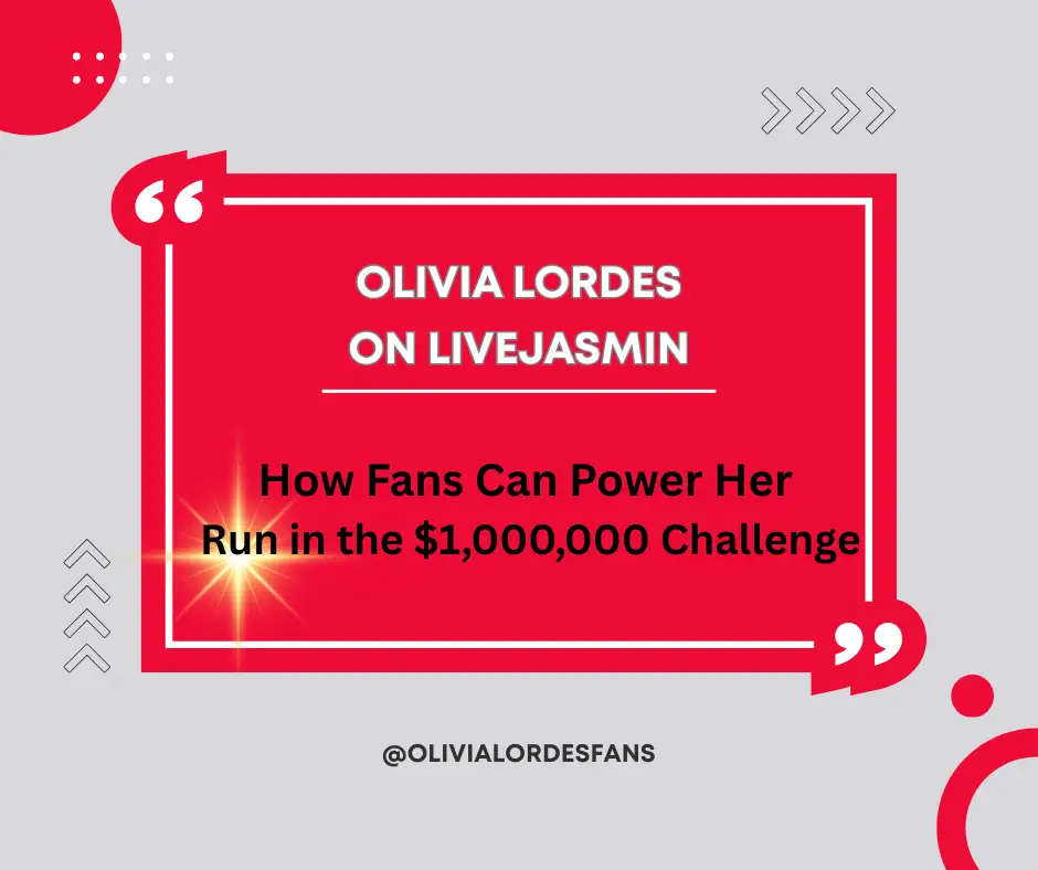 OliviaLordes Livejasmin Million Challenge